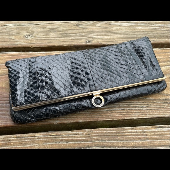 Vintage Snakeskin Clutch - Picture 1 of 7